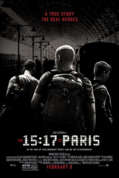 poster 15:17 to Paris, The